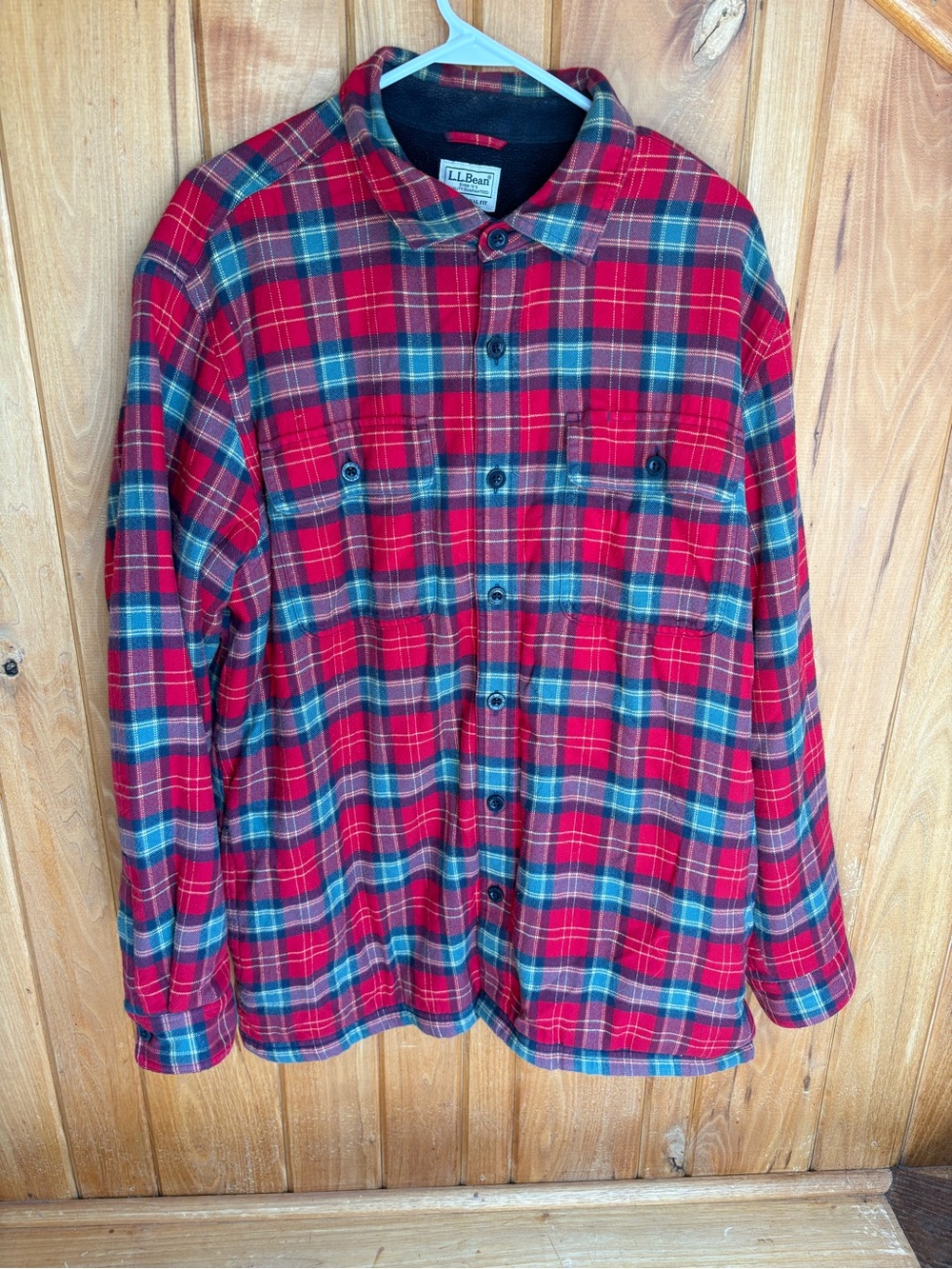 L.L. Bean Fleece Lined Flannel